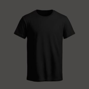 Black Plain T - Shirt